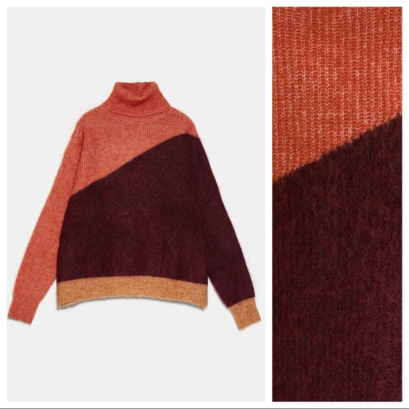 NWOT. Zara Mohair/Wool Knit Sweater. Size M. - Picture 5 of 8